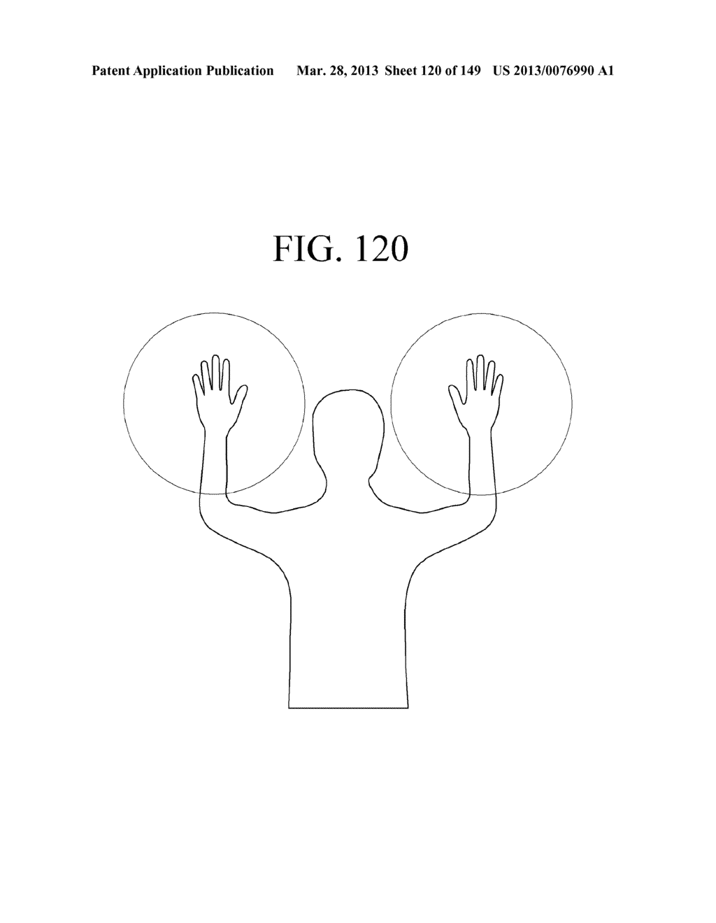 METHOD FOR CONTROLLING ELECTRONIC APPARATUS BASED ON MOTION RECOGNITION,     AND ELECTRONIC APPARATUS APPLYING THE SAME - diagram, schematic, and image 121