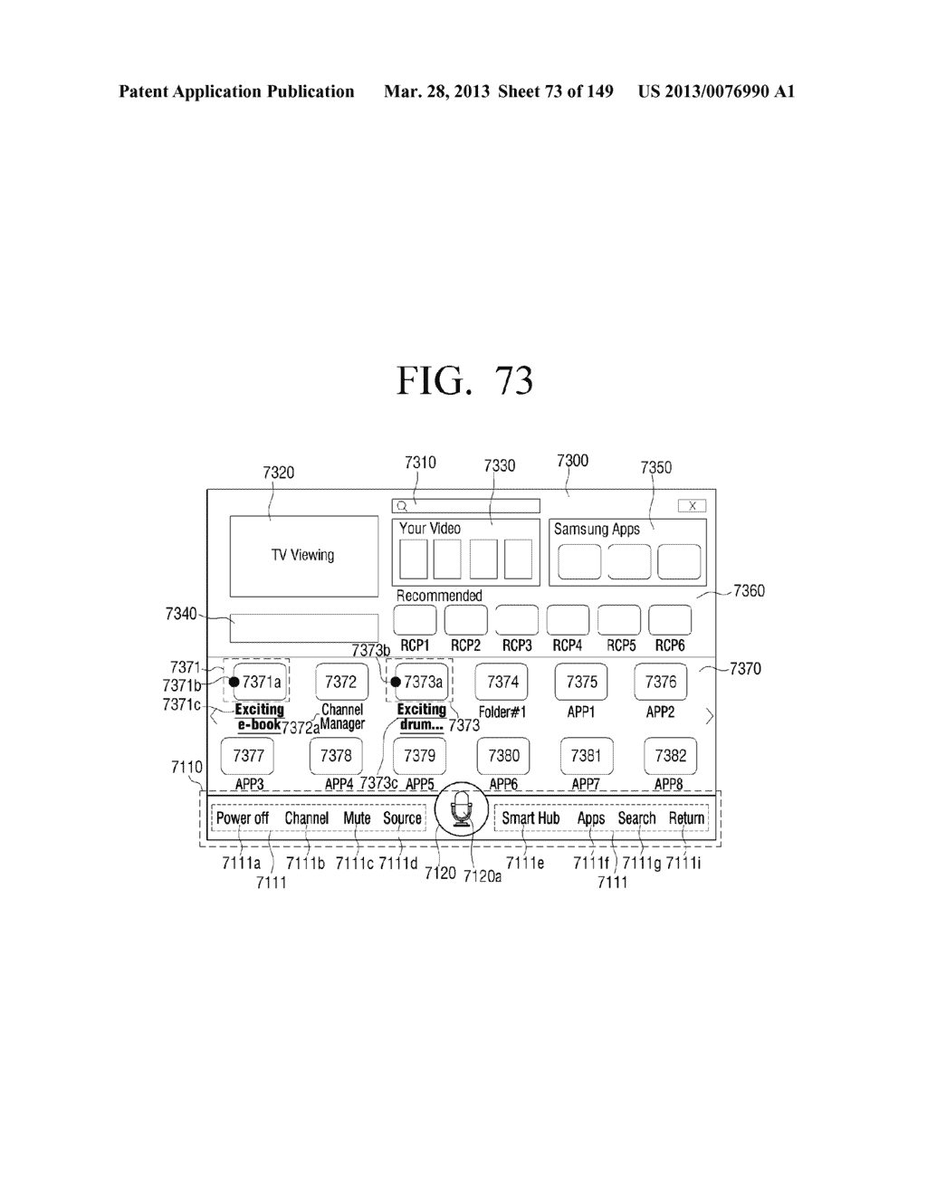 METHOD FOR CONTROLLING ELECTRONIC APPARATUS BASED ON MOTION RECOGNITION,     AND ELECTRONIC APPARATUS APPLYING THE SAME - diagram, schematic, and image 74