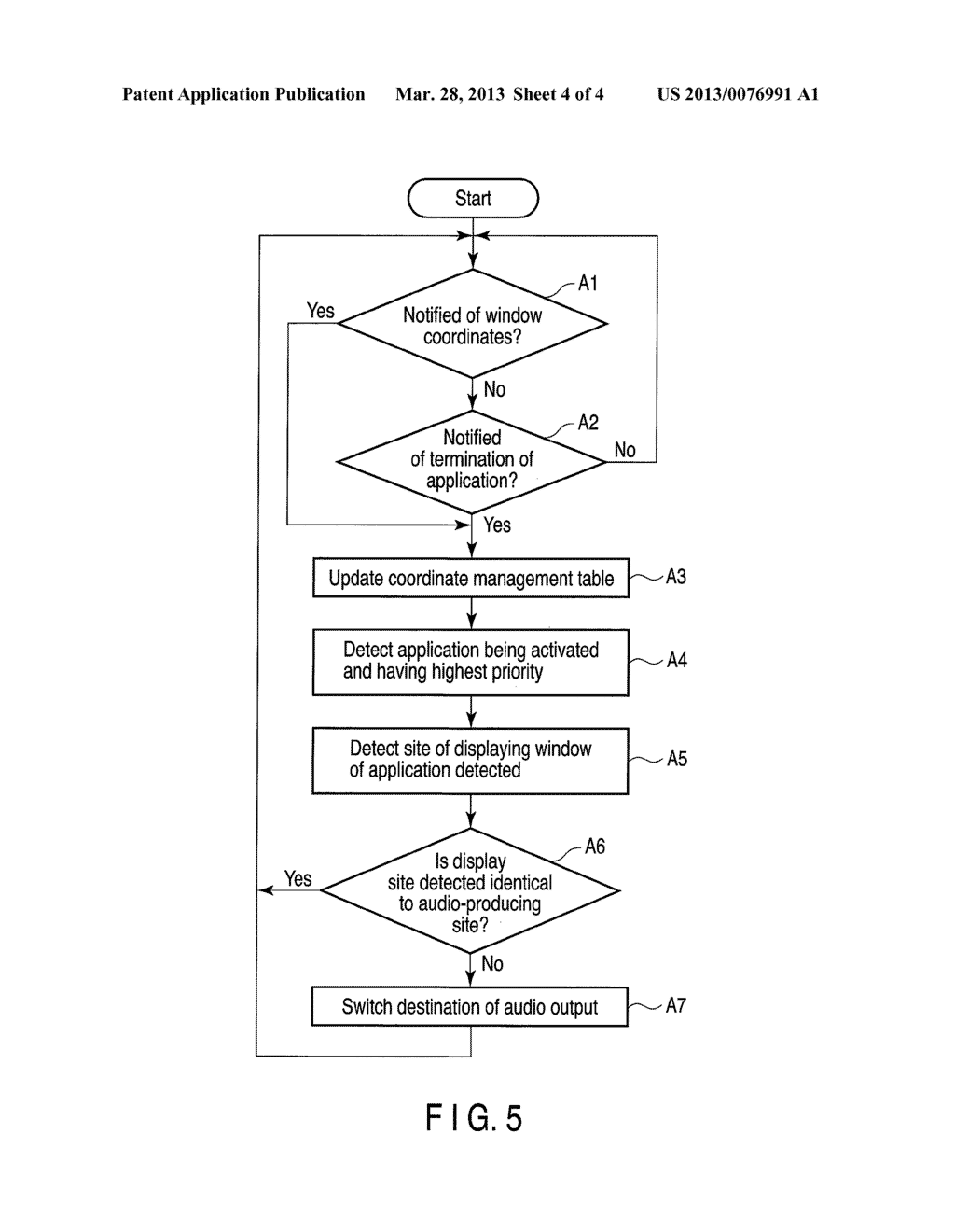 INFORMATION PROCESSING APPARATUS AND AUDIO OUTPUT CONTROL METHOD OF AN     INFORMATION PROCESSING APPARATUS - diagram, schematic, and image 05