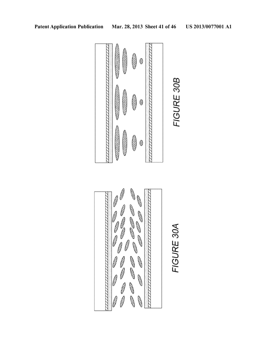 ELECTRO-OPTICAL DEVICES USING DYNAMIC RECONFIGURATION OF EFFECTIVE     ELECTRODE STRUCTURES - diagram, schematic, and image 42