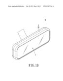 VEHICLE DISPLAY MIRROR AND METHOD OF MANUFACTURING THE SAME diagram and image