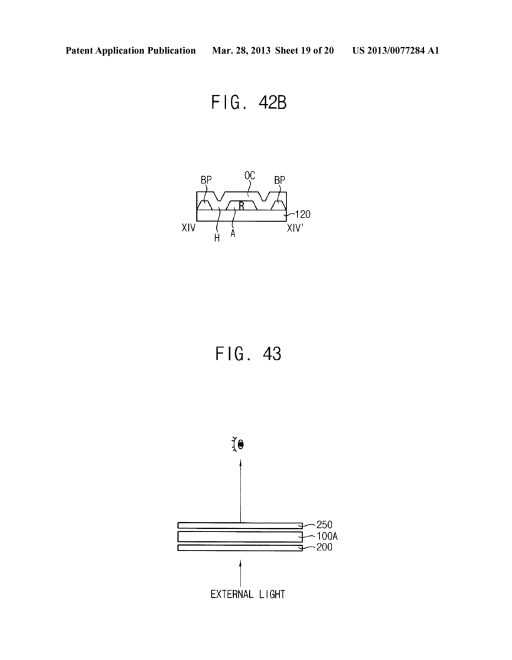 DISPLAY APPARATUS INCLUDING RECESSED COLOR FILTERS - diagram, schematic, and image 20