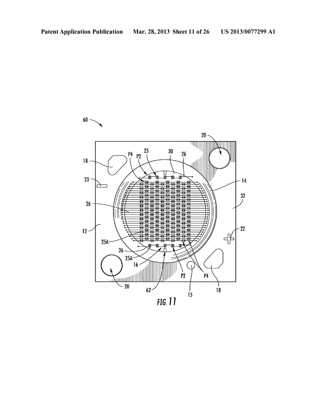 HIGH VOLTAGE ARRAY LIGHT EMITTING DIODE (LED) DEVICES, FIXTURES AND     METHODS - diagram, schematic, and image 12