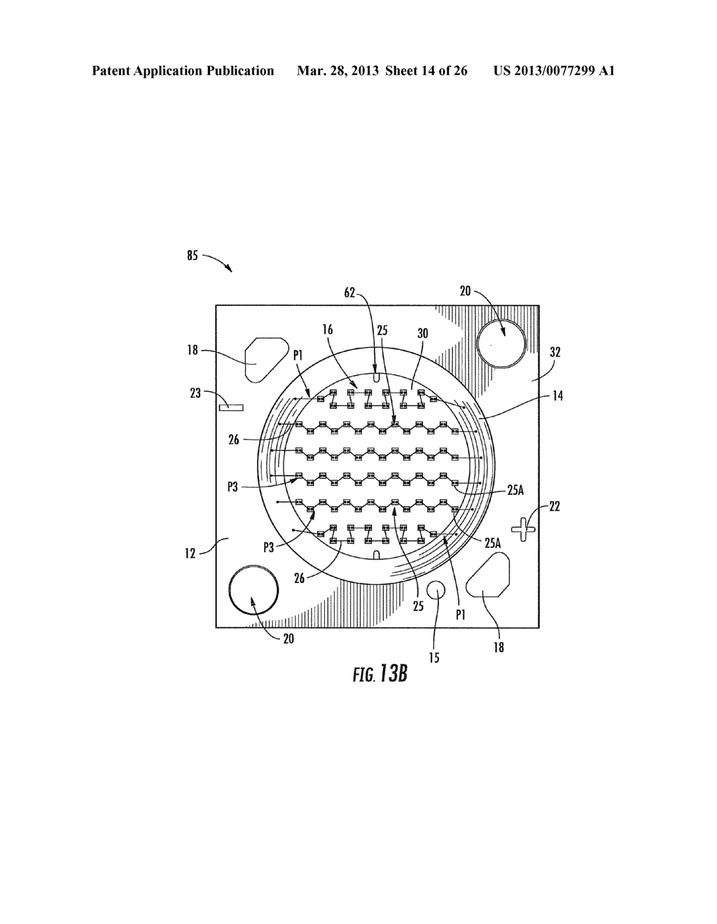 HIGH VOLTAGE ARRAY LIGHT EMITTING DIODE (LED) DEVICES, FIXTURES AND     METHODS - diagram, schematic, and image 15