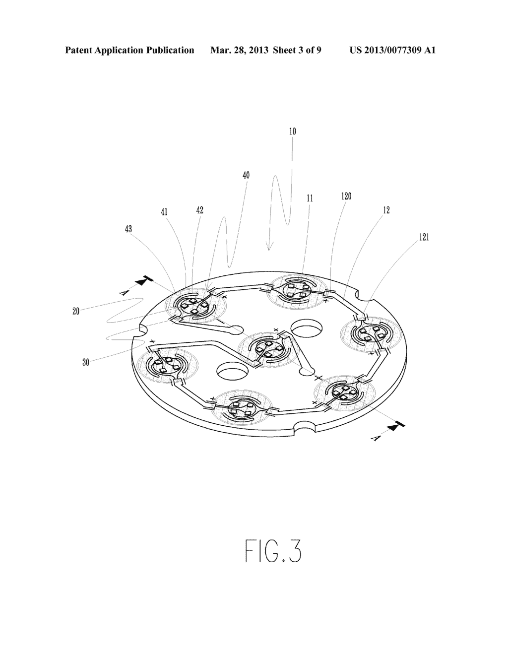 AREA LIGHT SOURCE MODULE WITH MULTIPOINT CHIP-ON-BOARD - diagram, schematic, and image 04