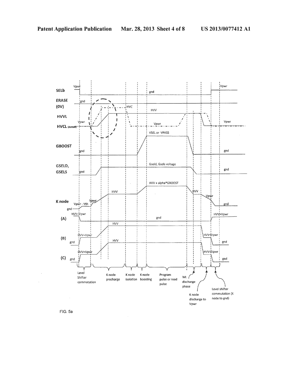 ROW DRIVER CIRCUIT FOR NAND MEMORIES INCLUDING A DECOUPLING INVERTER - diagram, schematic, and image 05