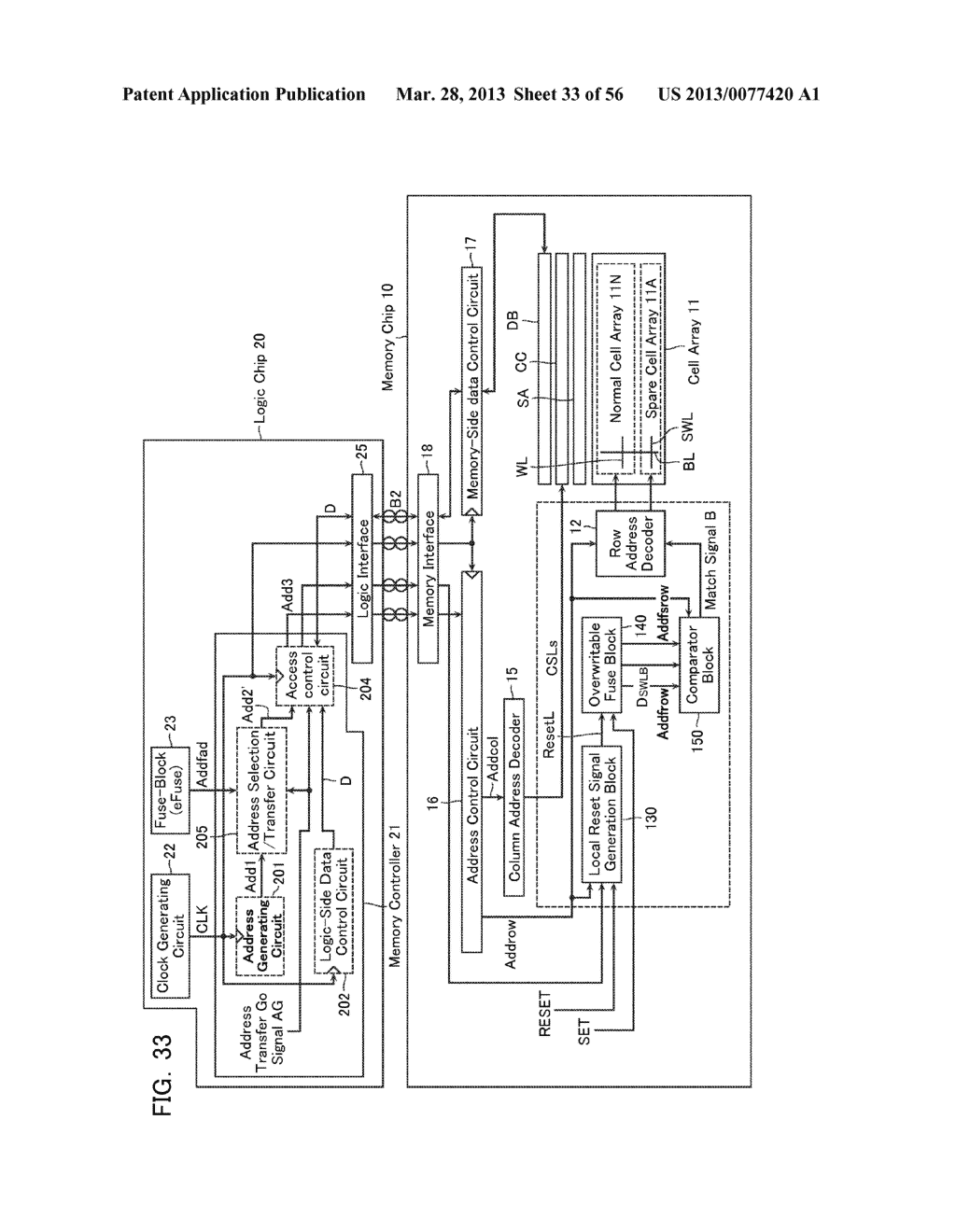 SEMICONDUCTOR MEMORY DEVICE AND DEFECTIVE CELL RELIEVING METHOD - diagram, schematic, and image 34