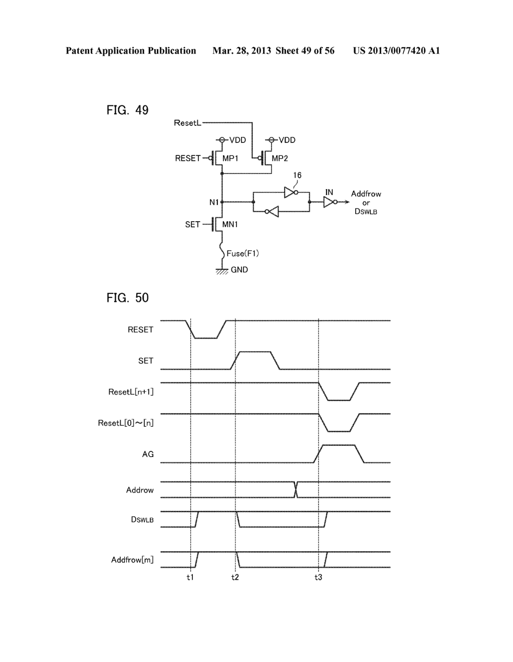 SEMICONDUCTOR MEMORY DEVICE AND DEFECTIVE CELL RELIEVING METHOD - diagram, schematic, and image 50