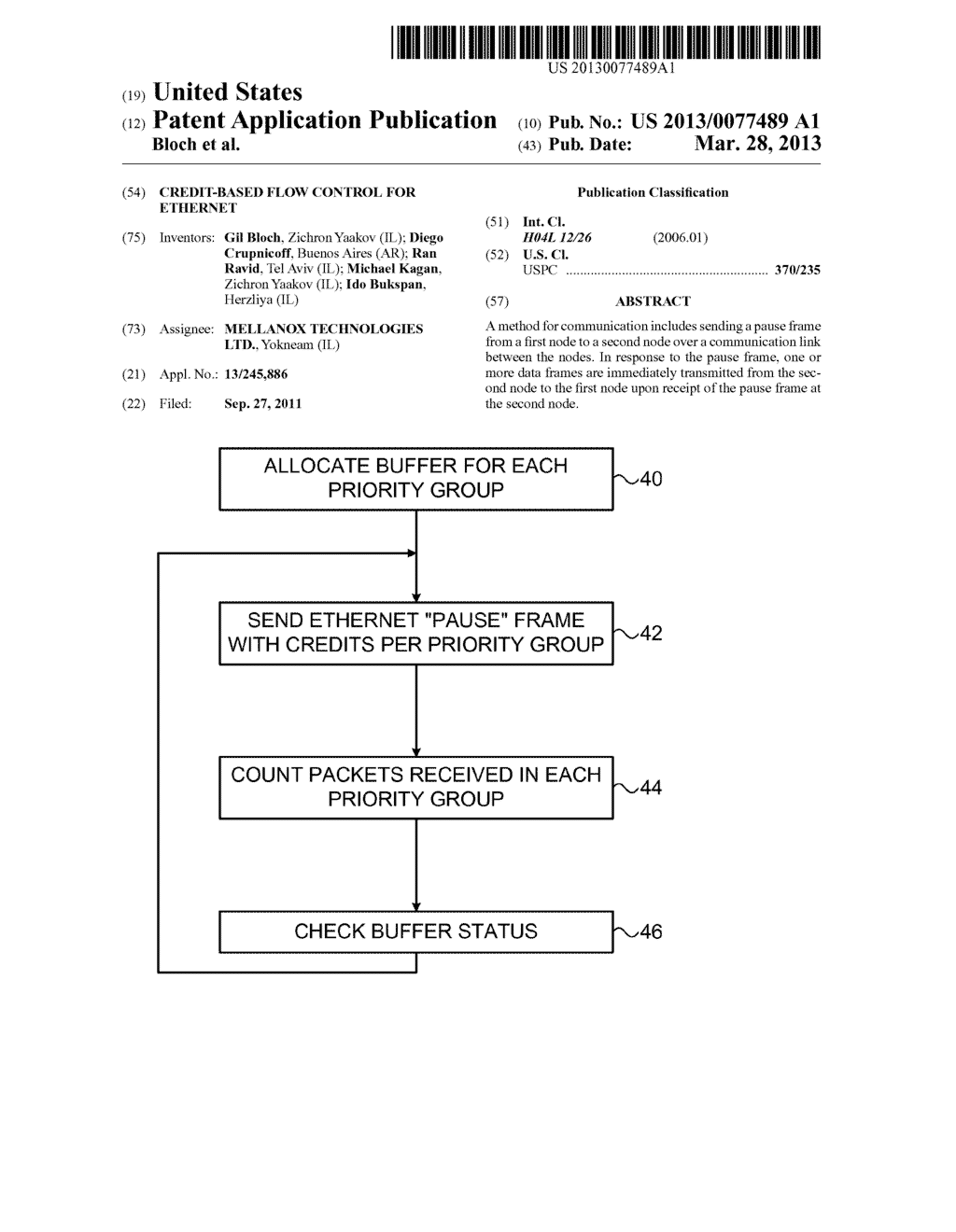 CREDIT-BASED FLOW CONTROL FOR ETHERNET - diagram, schematic, and image 01