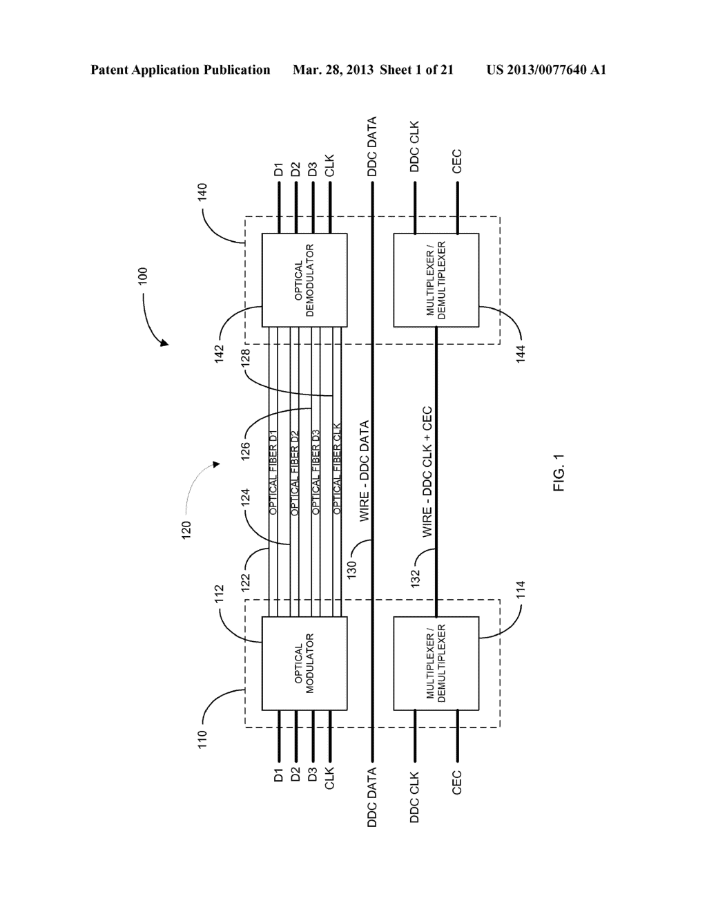 SYSTEM AND METHOD FOR COMMUNICATING OPTICAL SIGNALS VIA COMMUNICATION     CABLE MEDIUM - diagram, schematic, and image 02