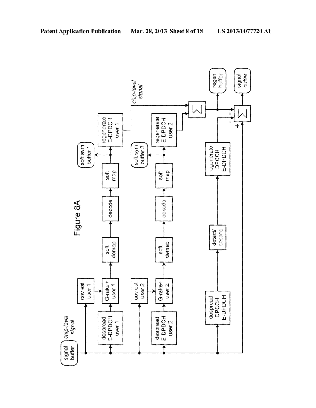 MULTI-STAGE TURBO EQUALIZATION AND INTERFERENCE CANCELLATION RECEIVER FOR     WIRELESS SYSTEMS - diagram, schematic, and image 09