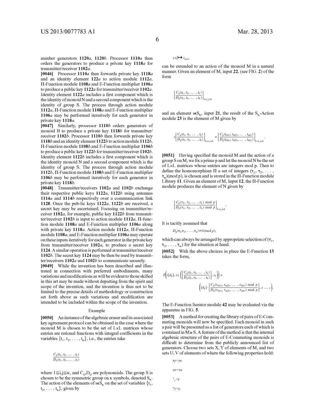 METHOD AND APPARATUS FOR ESTABLISHING A KEY AGREEMENT PROTOCOL - diagram, schematic, and image 18