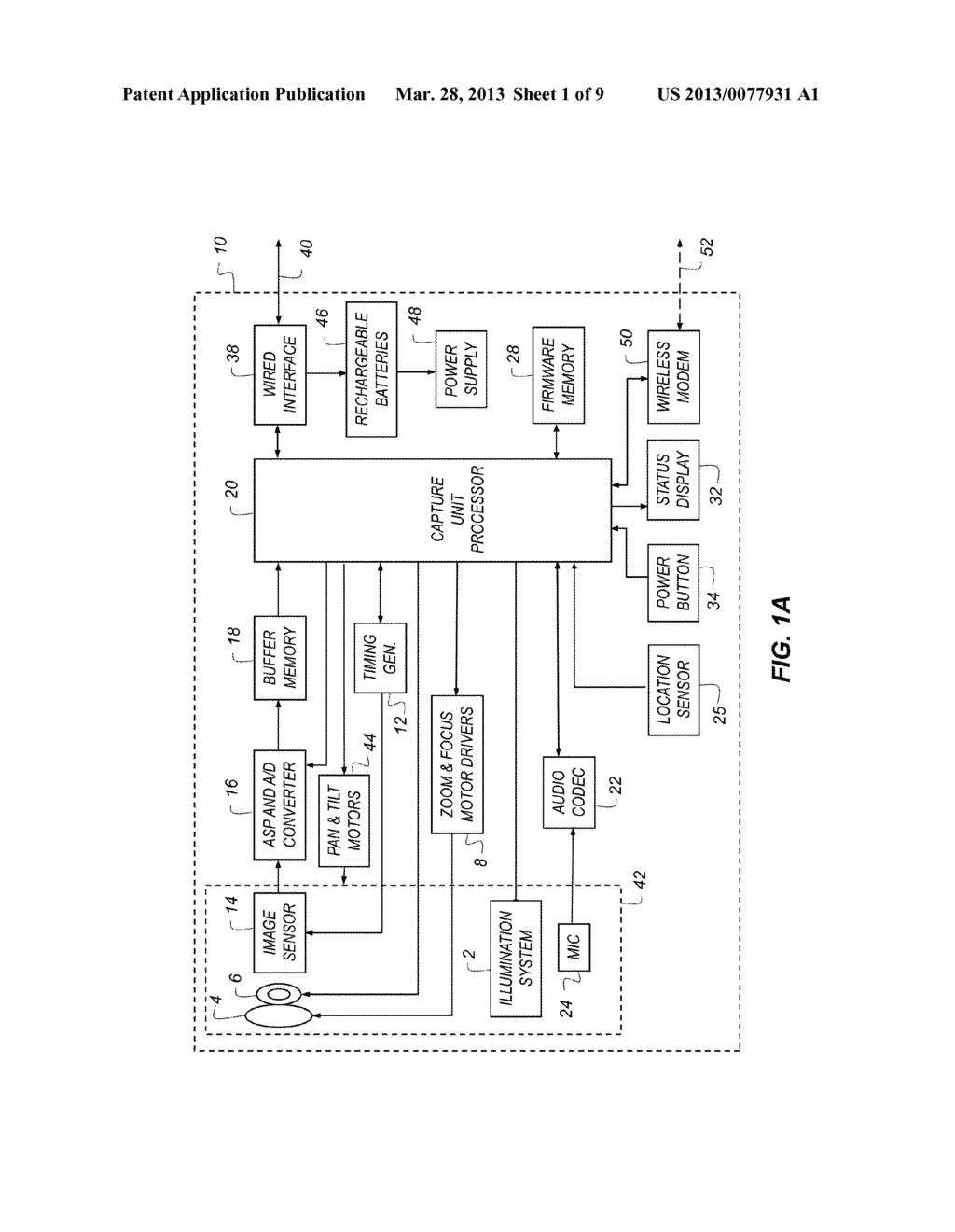 REMOTELY CONTROLLABLE DIGITAL VIDEO CAMERA SYSTEM - diagram, schematic, and image 02