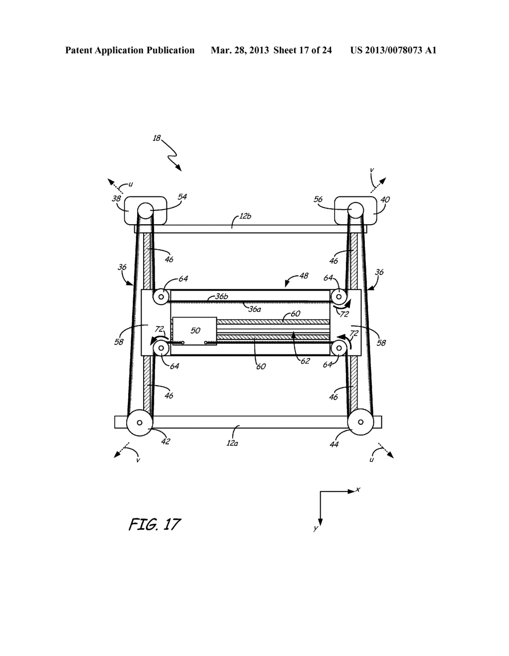 GANTRY ASSEMBLY FOR USE IN ADDITIVE MANUFACTURING SYSTEM - diagram, schematic, and image 18