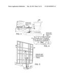 ROTATABLE AND TILTABLE RECEIVING TABLE FOR A MID-SIZE OR BIG BALE STACK     WAGON diagram and image