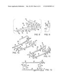 ROTATABLE AND TILTABLE RECEIVING TABLE FOR A MID-SIZE OR BIG BALE STACK     WAGON diagram and image