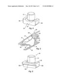 TURBO MACHINE WITH A DEVICE FOR PREVENTING A SEGMENT OF NOZZLE GUIDE VANES     ASSEMBLY FROM ROTATING IN A CASING; ROTATION-PROOFING PEG diagram and image