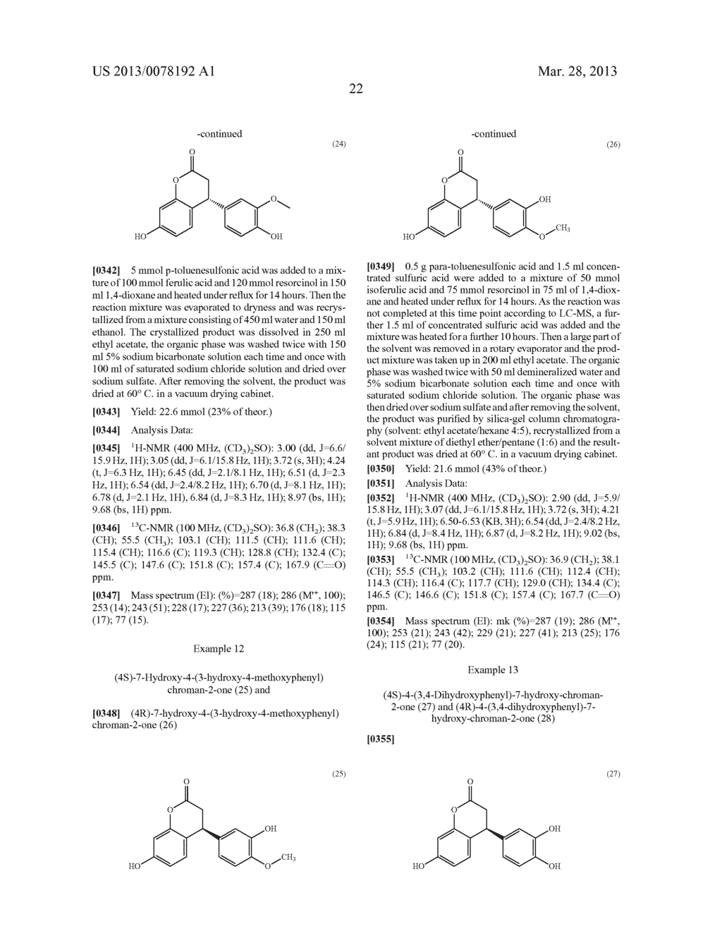 Use of neoflavonoids for flavor modification - diagram, schematic, and image 23