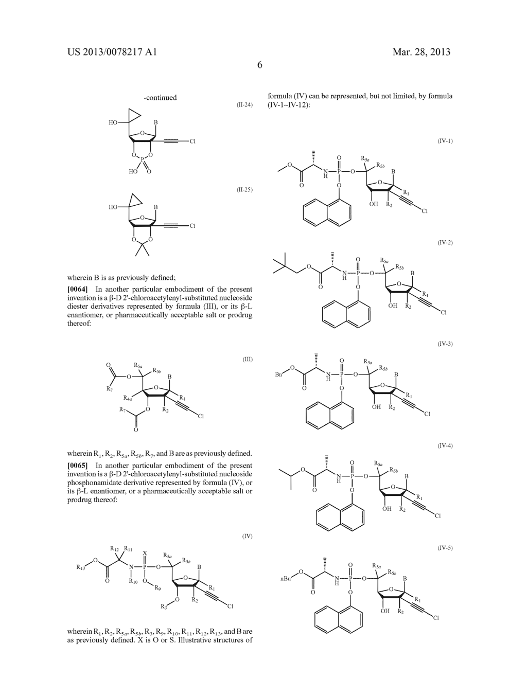 2'-CHLOROACETYLENYL SUBSTITUTED NUCLEOSIDE DERIVATIVES - diagram, schematic, and image 07