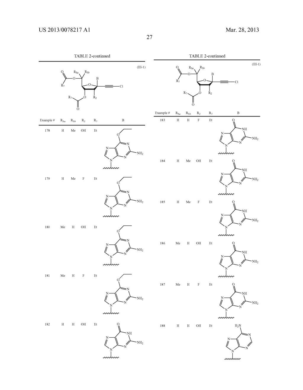 2'-CHLOROACETYLENYL SUBSTITUTED NUCLEOSIDE DERIVATIVES - diagram, schematic, and image 28