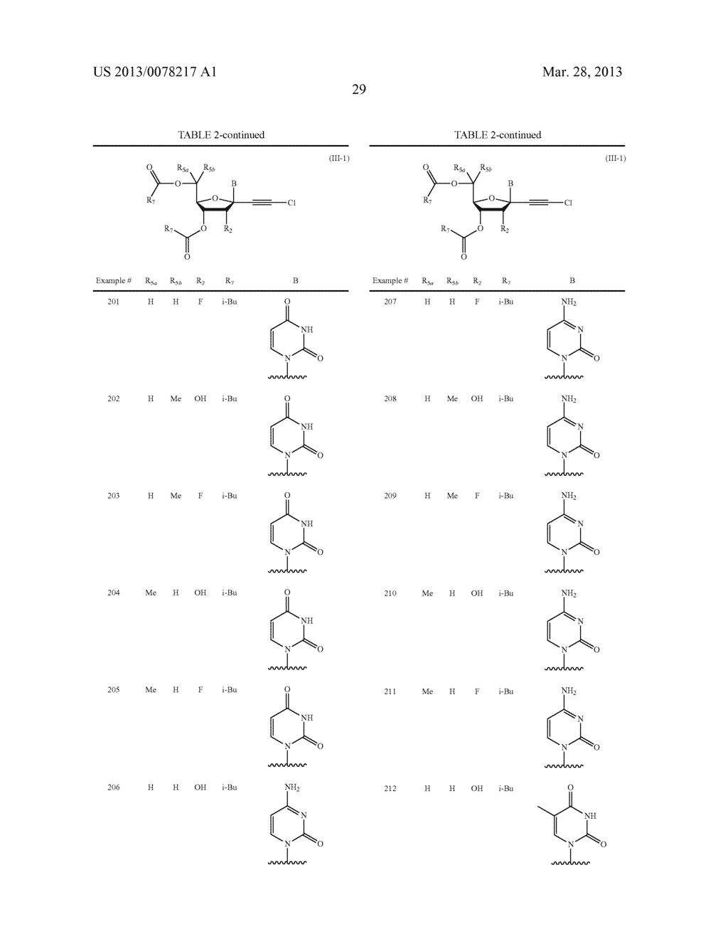 2'-CHLOROACETYLENYL SUBSTITUTED NUCLEOSIDE DERIVATIVES - diagram, schematic, and image 30