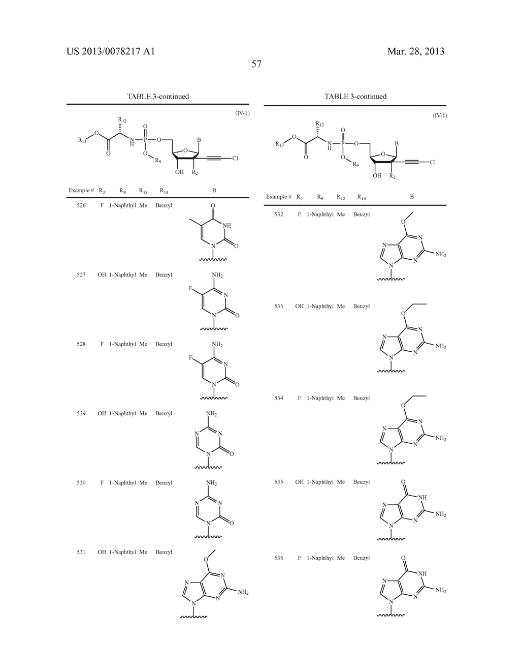 2'-CHLOROACETYLENYL SUBSTITUTED NUCLEOSIDE DERIVATIVES - diagram, schematic, and image 58