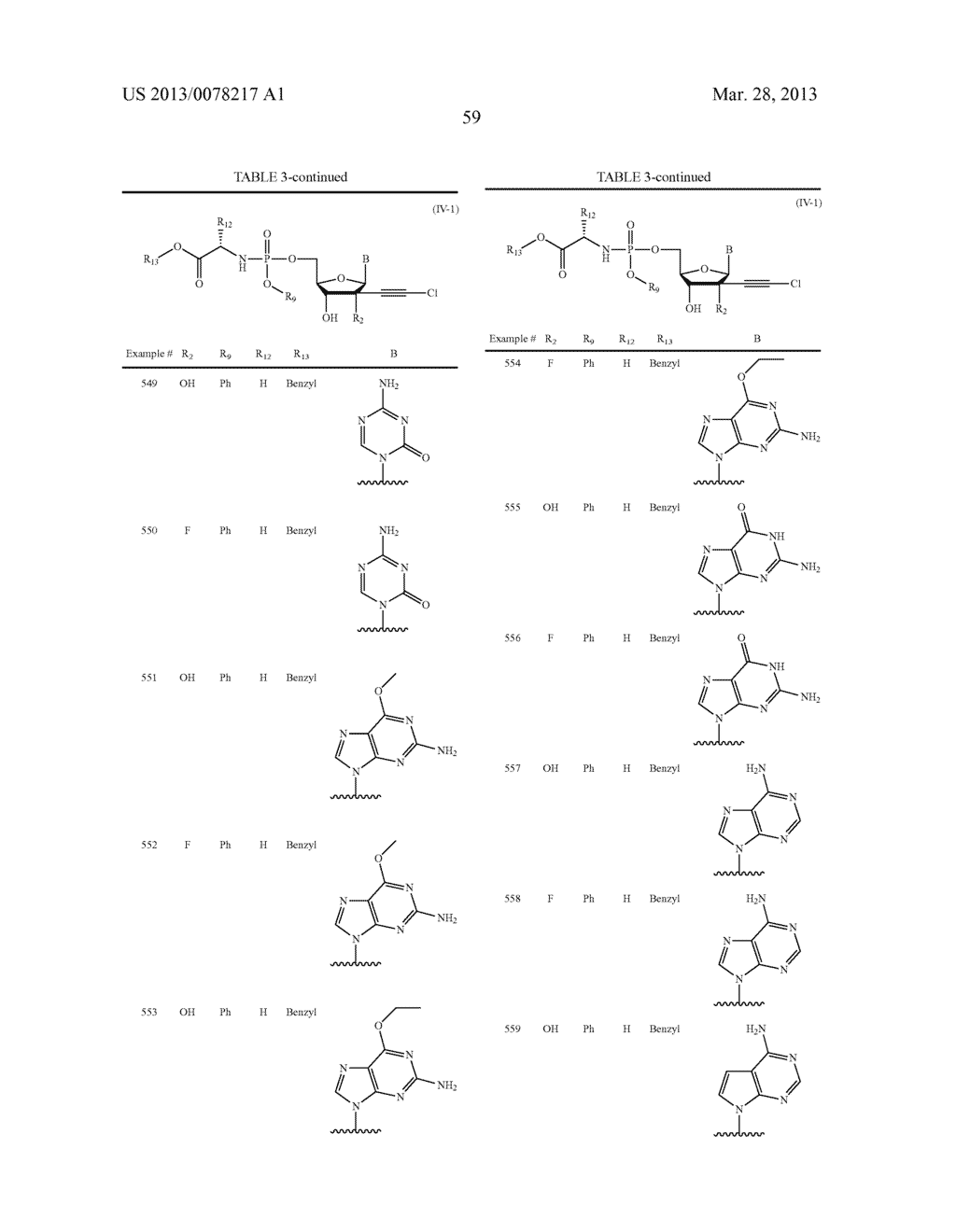 2'-CHLOROACETYLENYL SUBSTITUTED NUCLEOSIDE DERIVATIVES - diagram, schematic, and image 60
