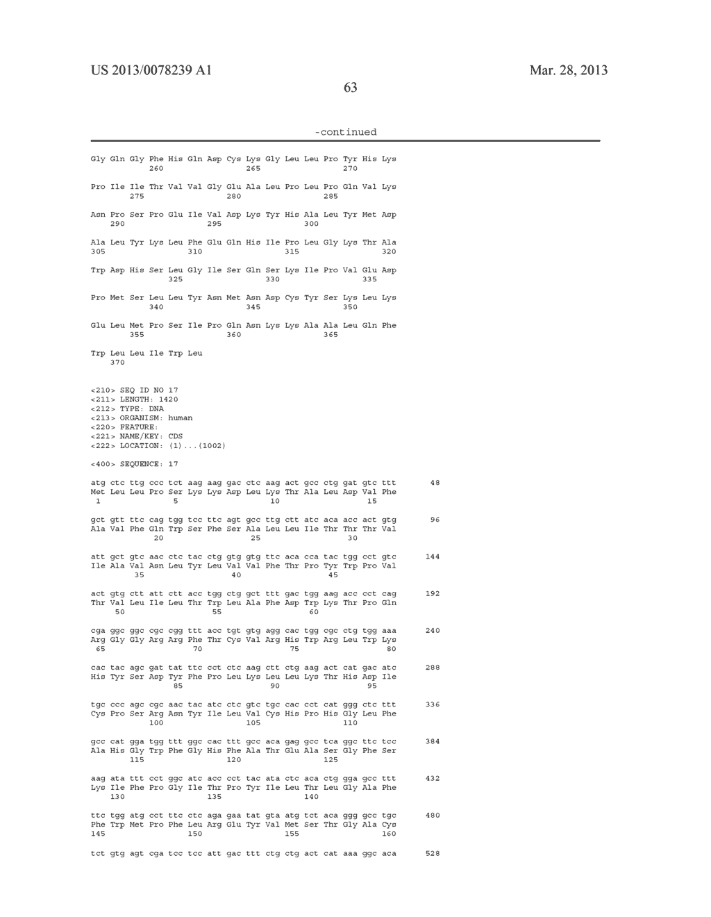 HUMAN DIACYLGLYCEROL ACYLTRANSFERASE 2 (DGAT2) FAMILY MEMBERS AND USES     THEREFOR - diagram, schematic, and image 64