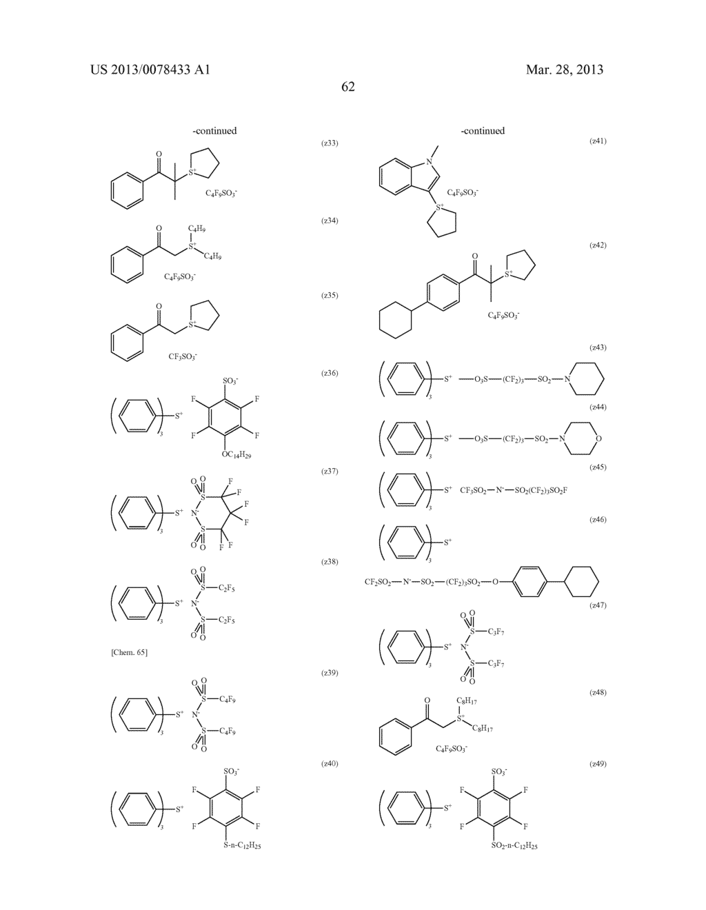 ACTINIC-RAY-SENSITIVE OR RADIATION-SENSITIVE RESIN COMPOSITION, AND RESIST     FILM USING THE SAME, PATTERN FORMING METHOD, ELECTRONIC DEVICE     MANUFACTURING METHOD, AND ELECTRONIC DEVICE, EACH USING THE SAME - diagram, schematic, and image 63