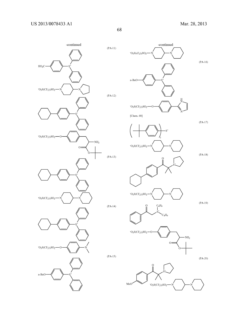 ACTINIC-RAY-SENSITIVE OR RADIATION-SENSITIVE RESIN COMPOSITION, AND RESIST     FILM USING THE SAME, PATTERN FORMING METHOD, ELECTRONIC DEVICE     MANUFACTURING METHOD, AND ELECTRONIC DEVICE, EACH USING THE SAME - diagram, schematic, and image 69