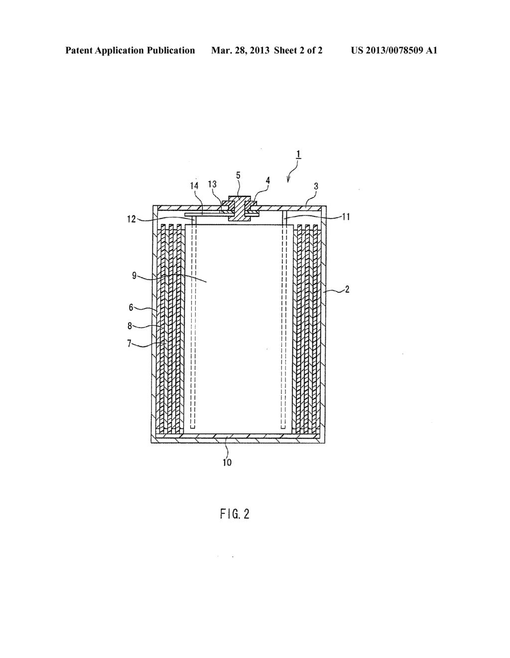 NON-AQUEOUS SECONDARY BATTERY - diagram, schematic, and image 03