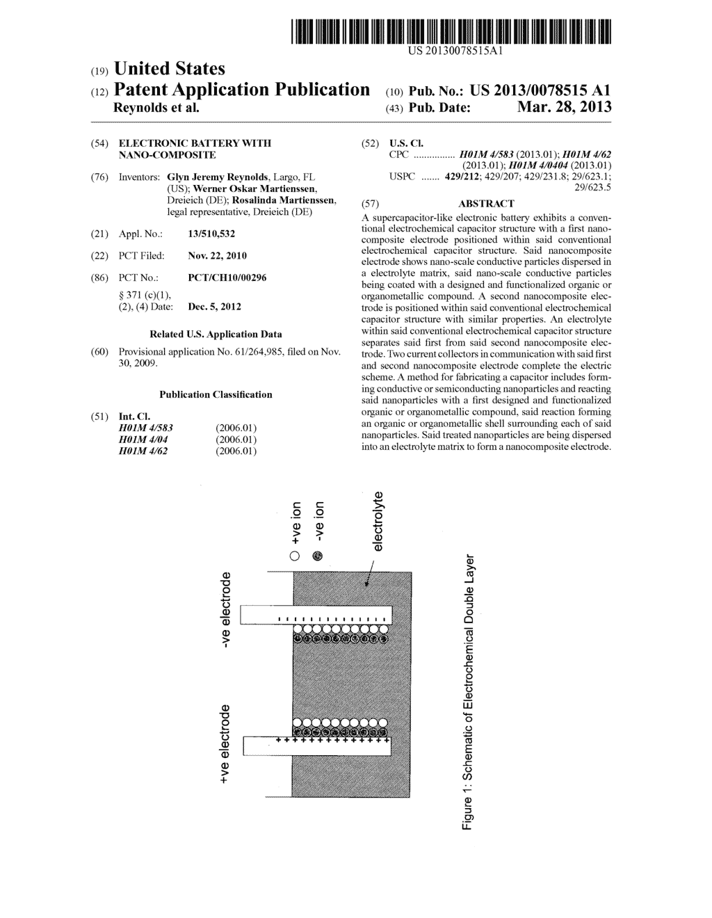 ELECTRONIC BATTERY WITH NANO-COMPOSITE - diagram, schematic, and image 01