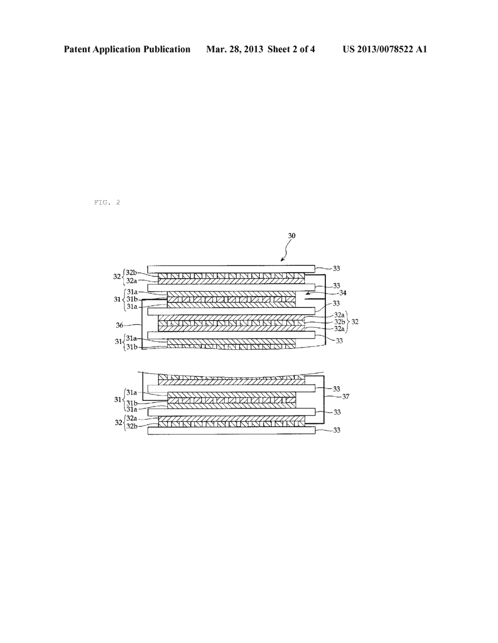 LITHIUM ION SECONDARY BATTERY - diagram, schematic, and image 03