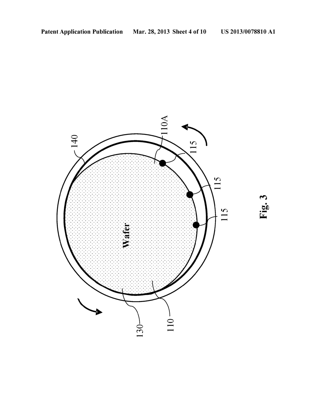 METHOD AND APPARATUS FOR PERFORMING A POLISHING PROCESS IN SEMICONDUCTOR     FABRICATION - diagram, schematic, and image 05