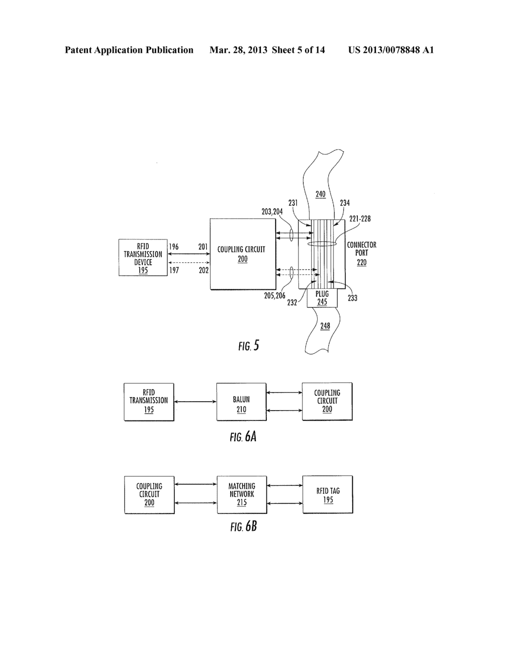 Intelligent Patching Systems and Methods Using Radio Frequency     Identification Tags that are Interrogated Over Network Cabling and     Related Communications Connectors - diagram, schematic, and image 06