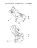 LAUNCHER DEVICE FOR LAUNCHING A SERIES OF ITEMS INTO A SPIN diagram and image