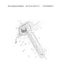 DISCHARGE DEVICE IN THE SHAPE OF AN ESCALATOR diagram and image