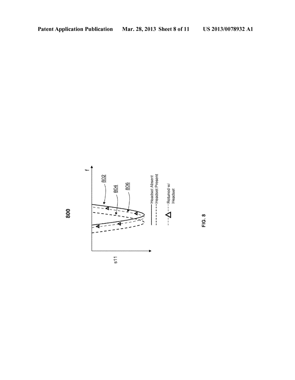 TUNALBE ANTENNA WITH A CONDUCTIVE, PHUSICAL COMPONENT CO-LOCATED WITH THE     ANTENNA - diagram, schematic, and image 09