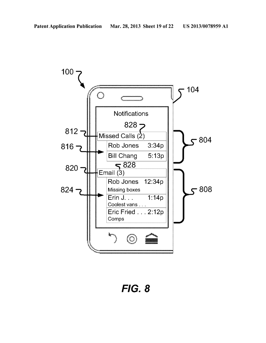 DISPLAYING CATEGORIES OF NOTIFICATIONS ON A DUAL SCREEN DEVICE - diagram, schematic, and image 20