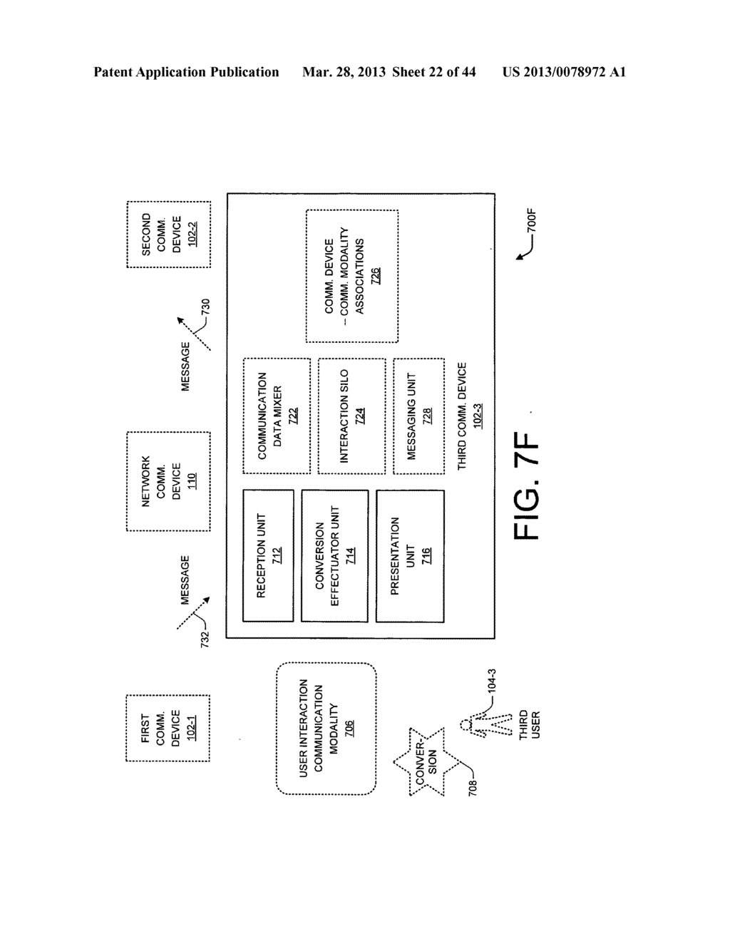 Network handling of multi-party  multi-modality communication - diagram, schematic, and image 23