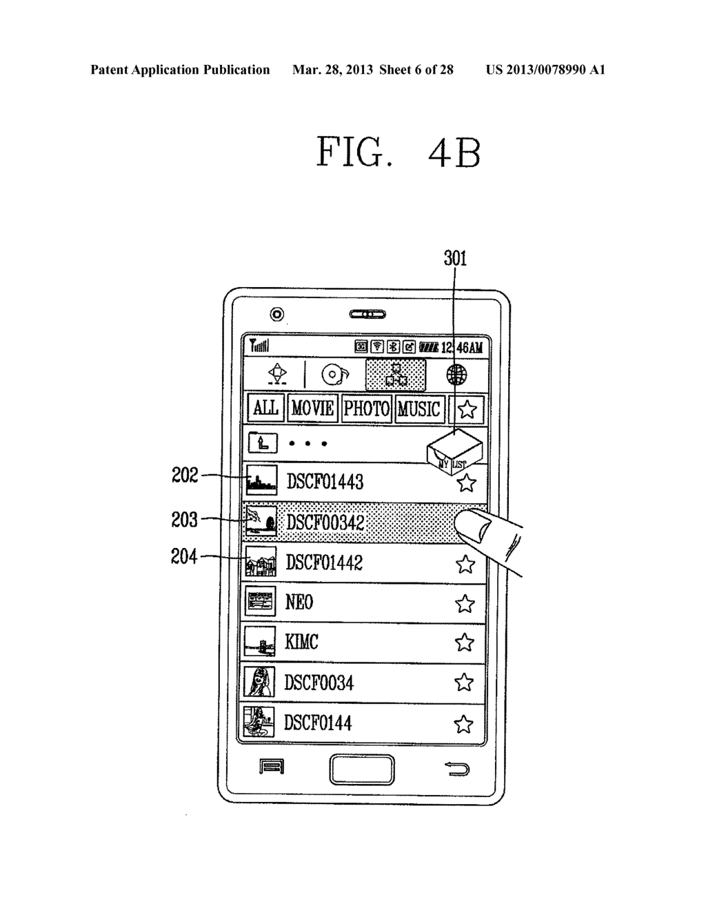 MOBILE DEVICE AND METHOD FOR CONTROLLING REPRODUCTION OF CONTENTS IN     MOBILE DEVICE - diagram, schematic, and image 07