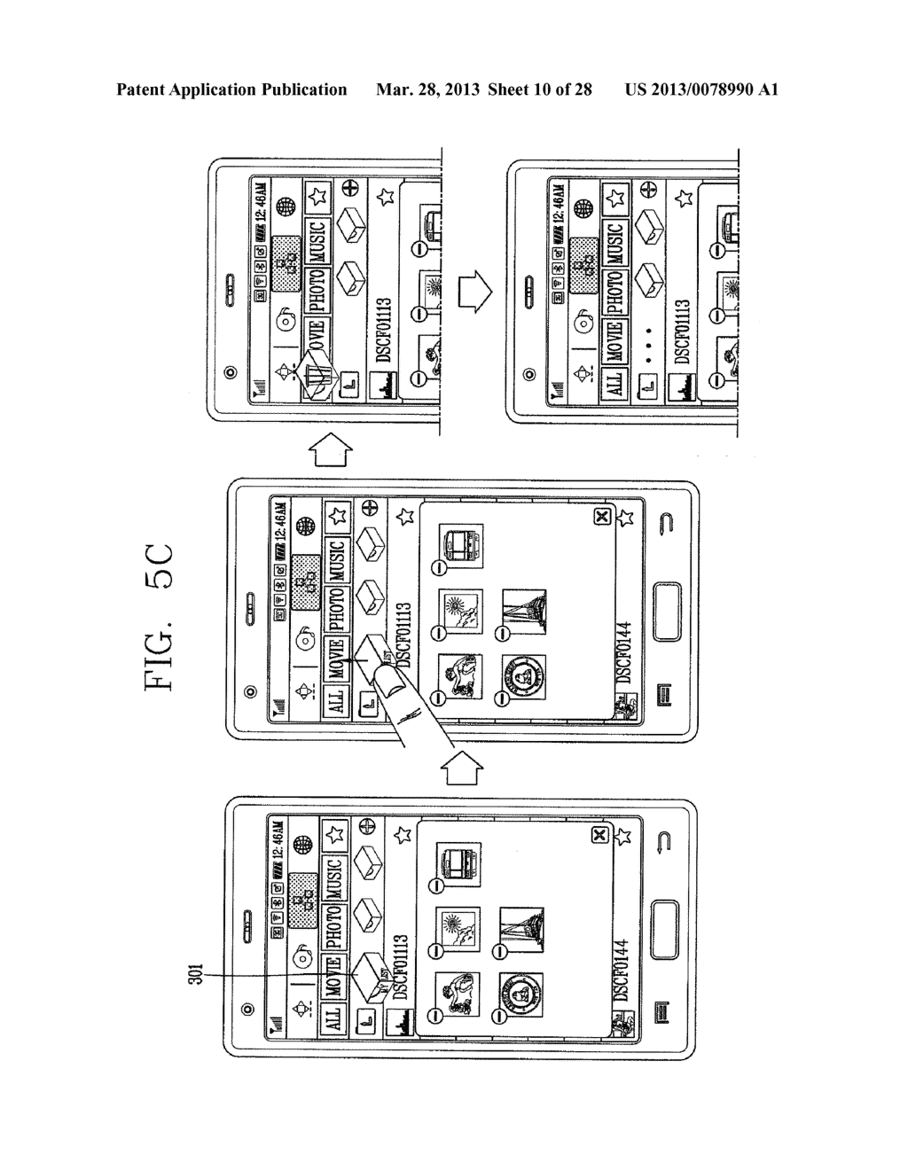 MOBILE DEVICE AND METHOD FOR CONTROLLING REPRODUCTION OF CONTENTS IN     MOBILE DEVICE - diagram, schematic, and image 11