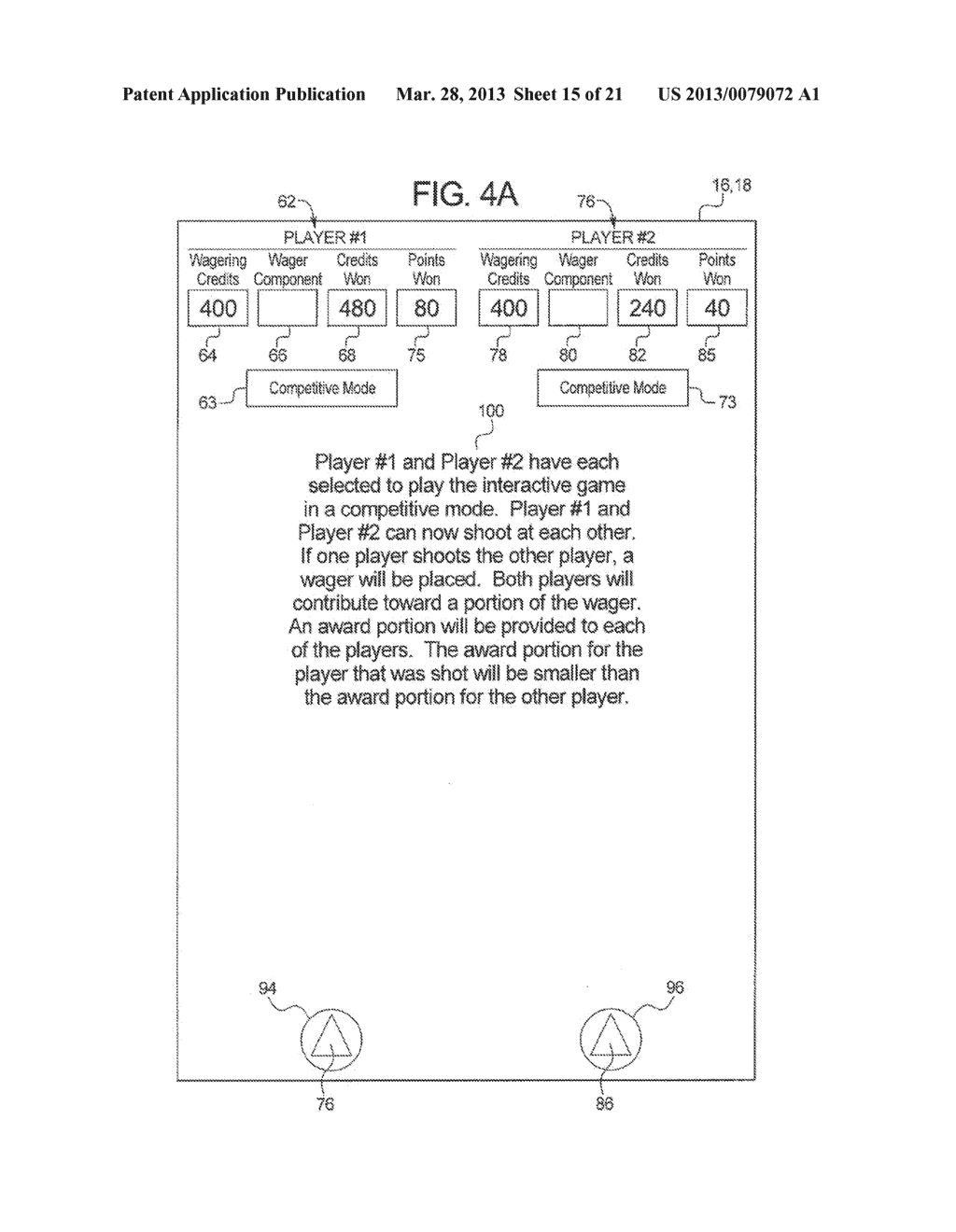 GAMING SYSTEMS, GAMING DEVICES AND METHODS WITH NON-COMPETITIVE PLAY AND     OPTIONAL COMPETITIVE PLAY - diagram, schematic, and image 16