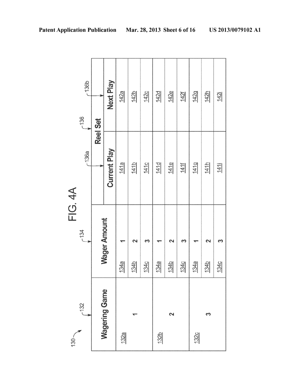 GAMING SYSTEM AND METHOD PROVIDING A USER DEVICE THAT RECEIVES AND STORES     A REEL SET FOR AN INITIAL GAME PLAY AND REEL SETS FOR SUBSEQUENT GAME     PLAYS - diagram, schematic, and image 07