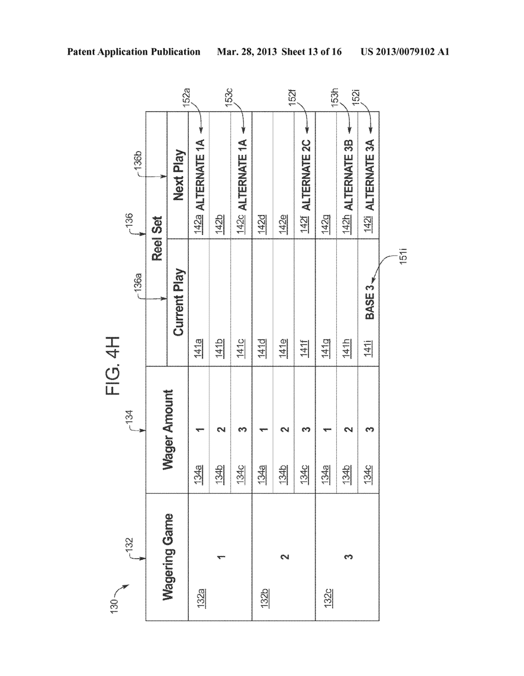 GAMING SYSTEM AND METHOD PROVIDING A USER DEVICE THAT RECEIVES AND STORES     A REEL SET FOR AN INITIAL GAME PLAY AND REEL SETS FOR SUBSEQUENT GAME     PLAYS - diagram, schematic, and image 14