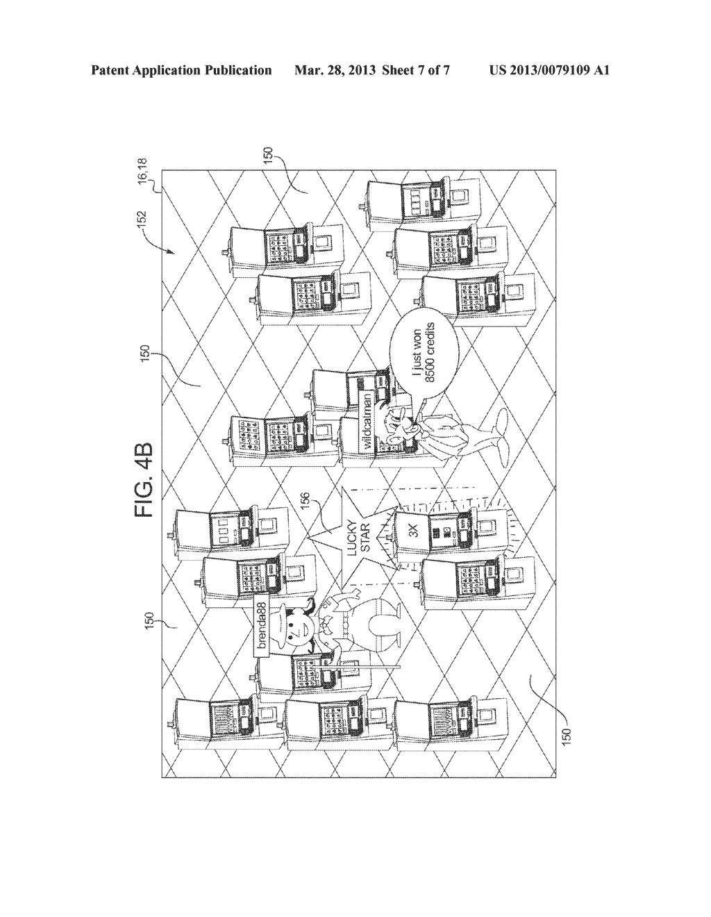 GAMING SYSTEM, GAMING DEVICE, AND METHOD FOR PROVIDING A MULTIPLE PLAYER     PERSISTENT GAME - diagram, schematic, and image 08