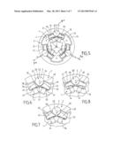 Ball-Type Coupling Device For Coupling Two Sliding Shafts With Pivoting     Support diagram and image