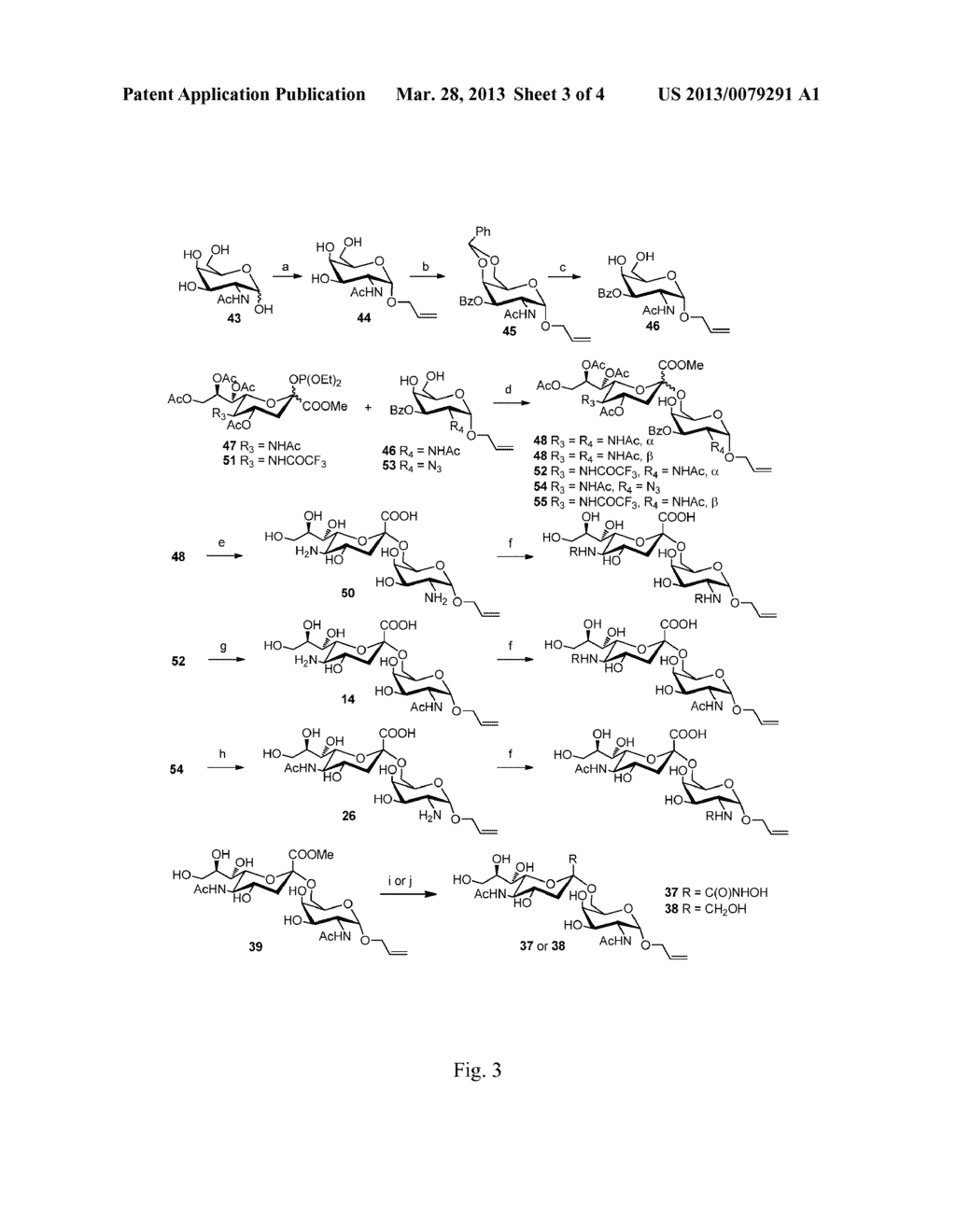 SIALIC ACID (A-(2-6))-D-AMINOPYRANOSE DERIVATIVES, SYNTHESIS METHODS AND     USES THEREOF - diagram, schematic, and image 04