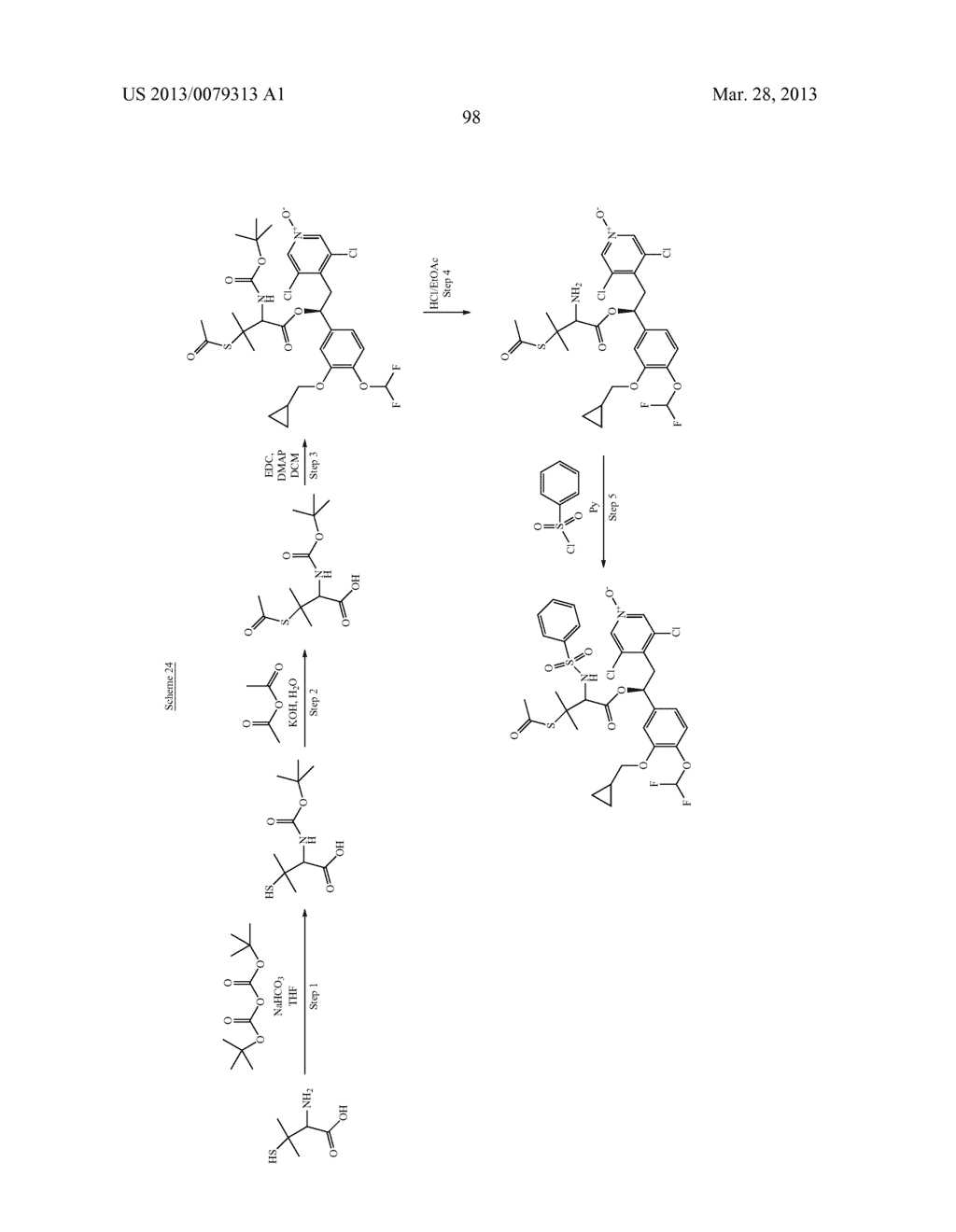 DERIVATIVES OF 1-PHENYL-2-PYRIDINYL ALKYL ALCOHOLS AS PHOSPHODIESTERASE     INHIBITORS - diagram, schematic, and image 99