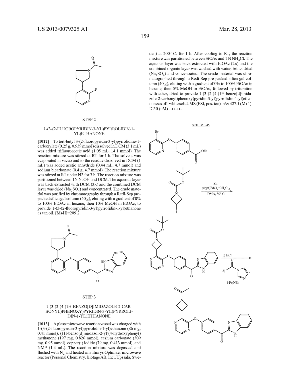 PYRIDINE AND PYRIMIDINE DERIVATIVES AS PHOSPHODIESTERASE 10 INHIBITORS - diagram, schematic, and image 160